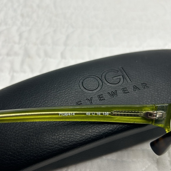 OGI Eyewear “Evolution” Olive Green/Tortoise Shell 49-16-135 frames - Picture 3 of 10